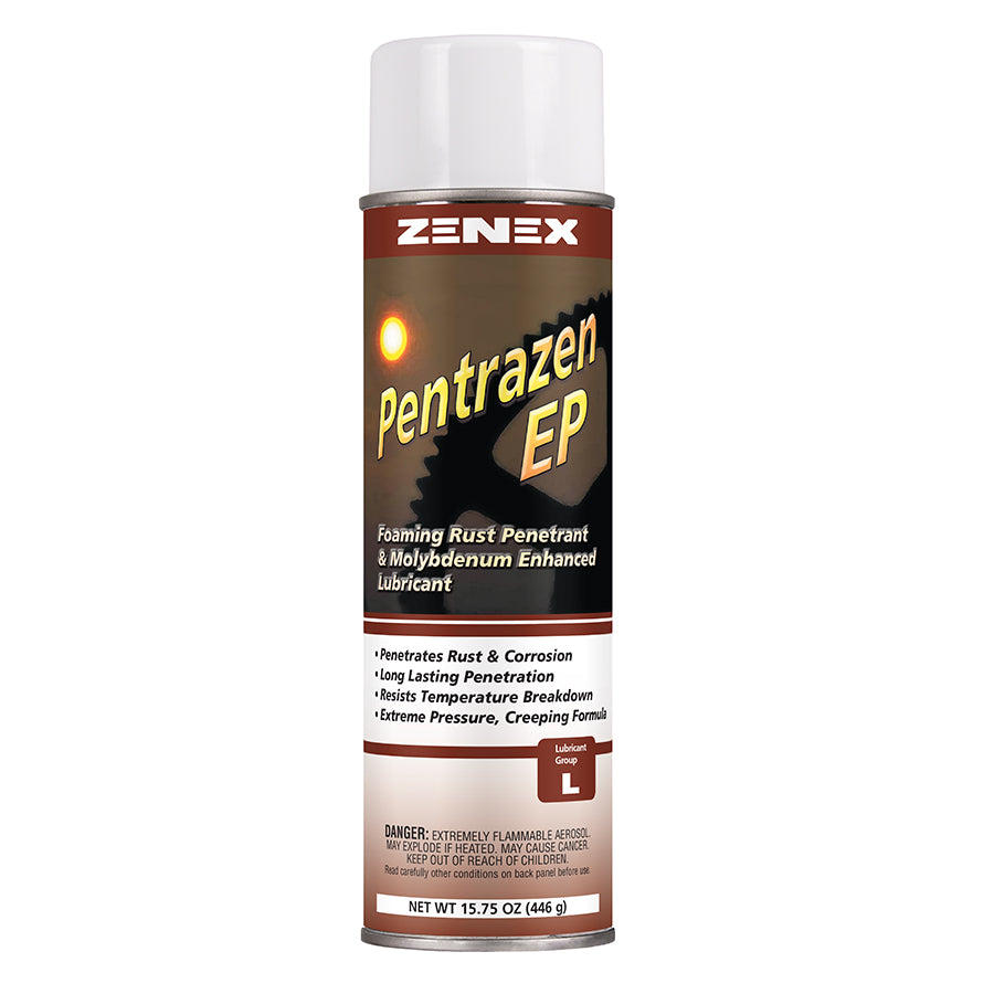 Pentrazen EP - Foaming Rust Penetrant | Zenex Zenex International Pentrazen EP - Foaming Rust Penetrant | Zenex Zenex International