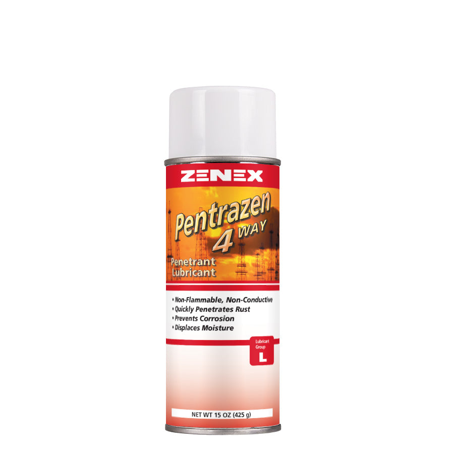 Pentrazen 4-Way - Multi-Purpose Penetrant & Lubricant, 16 oz. | Zenex Zenex International Pentrazen 4-Way - Multi-Purpose Penetrant & Lubricant, 16 oz. | Zenex Zenex International